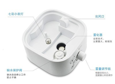 夏日清涼新選擇 工廠直銷透明空氣加濕器，點(diǎn)亮辦公與家居生活